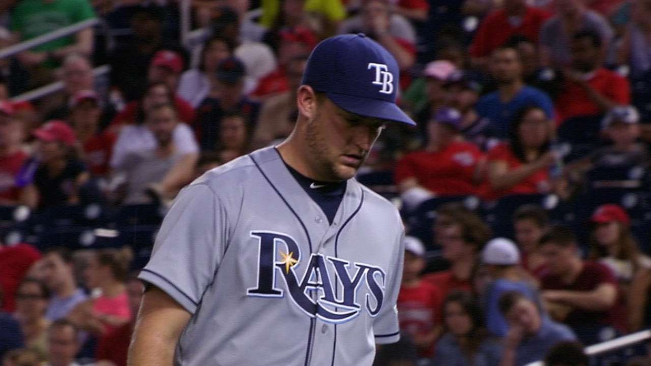 Rays use bullpen effort to blank Nationals