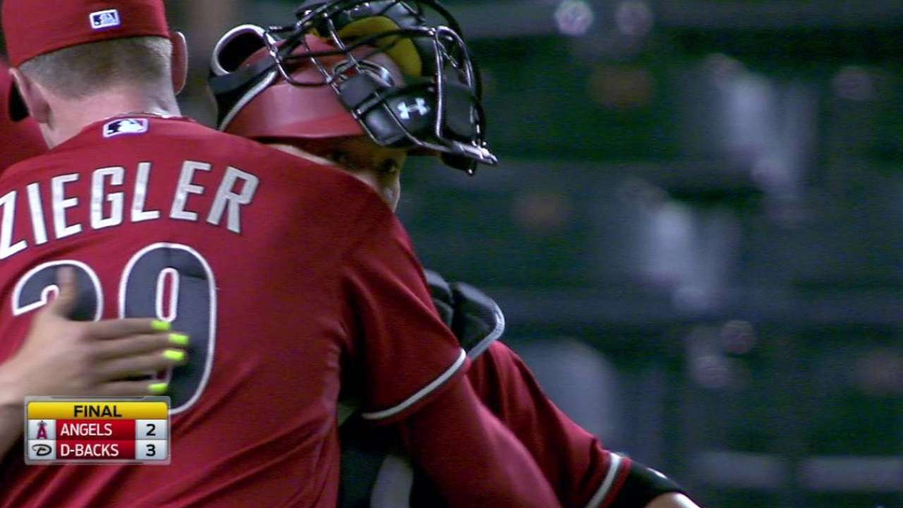Ziegler notches the save
