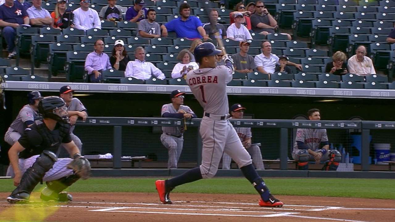 Astros' four-homer game