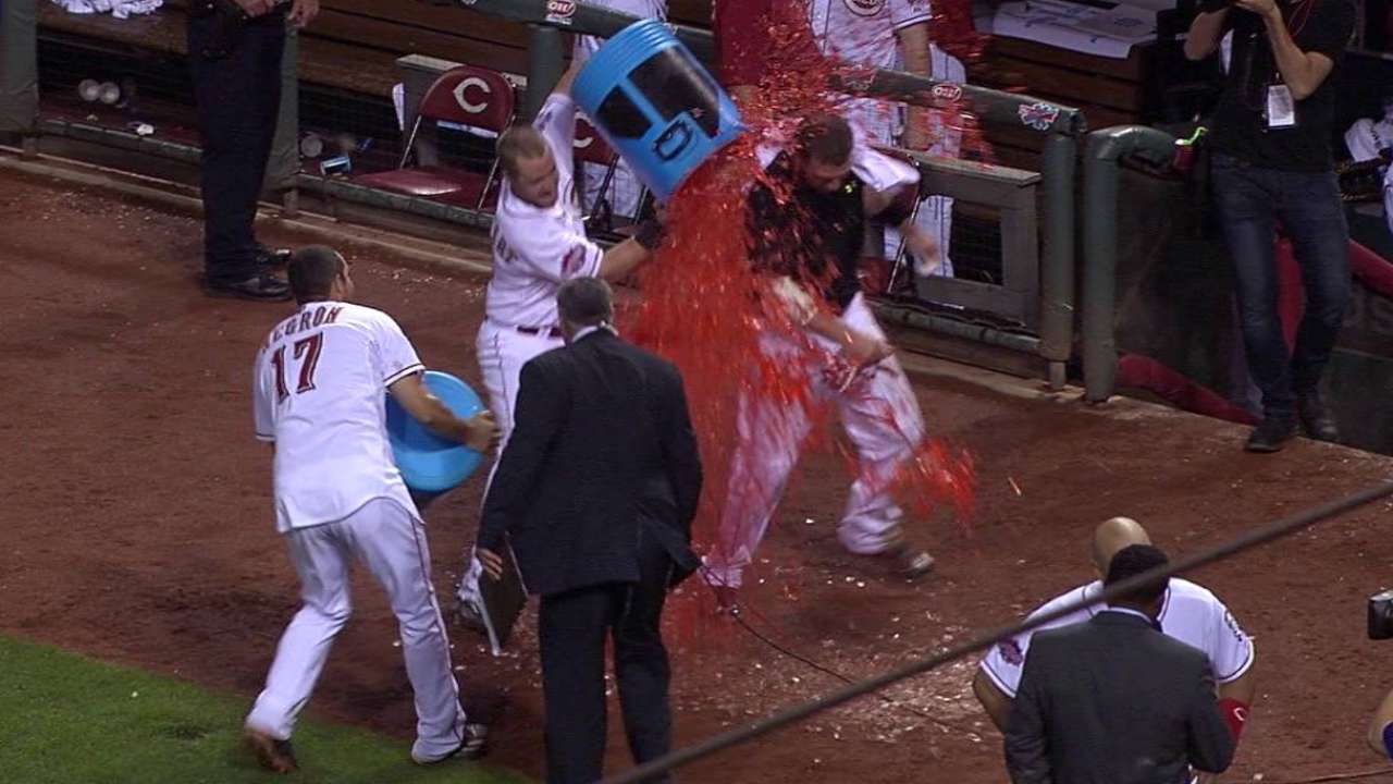 Frazier on walk-off grand slam
