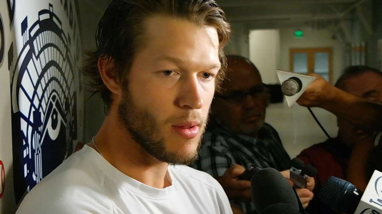 Kershaw on Dodgers' 5-3 loss
