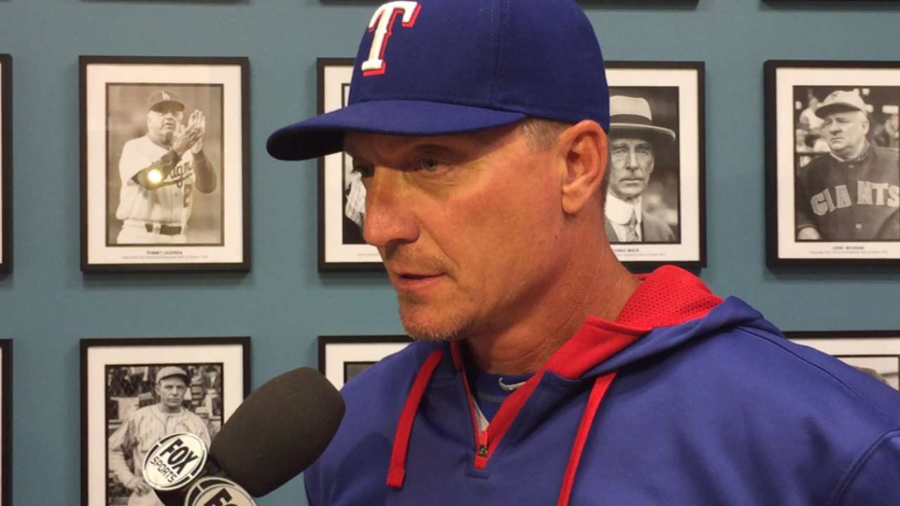 Banister on Rangers' 5-3 win