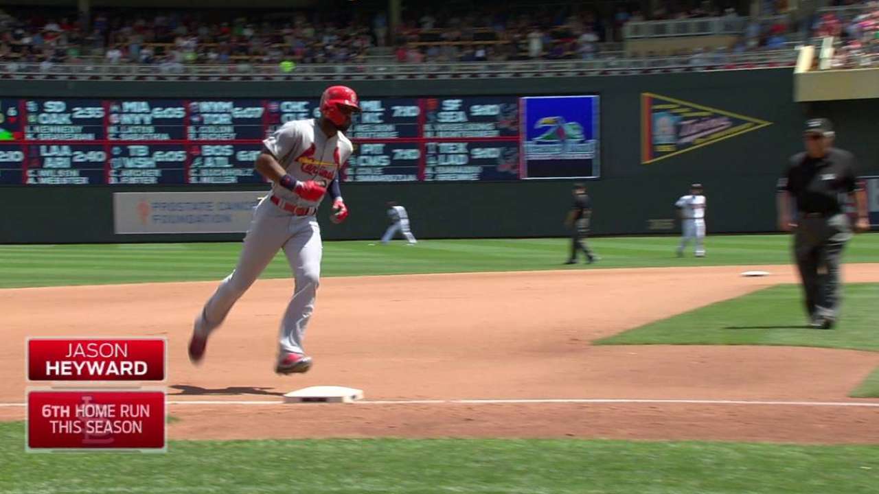 Heyward's solo home run