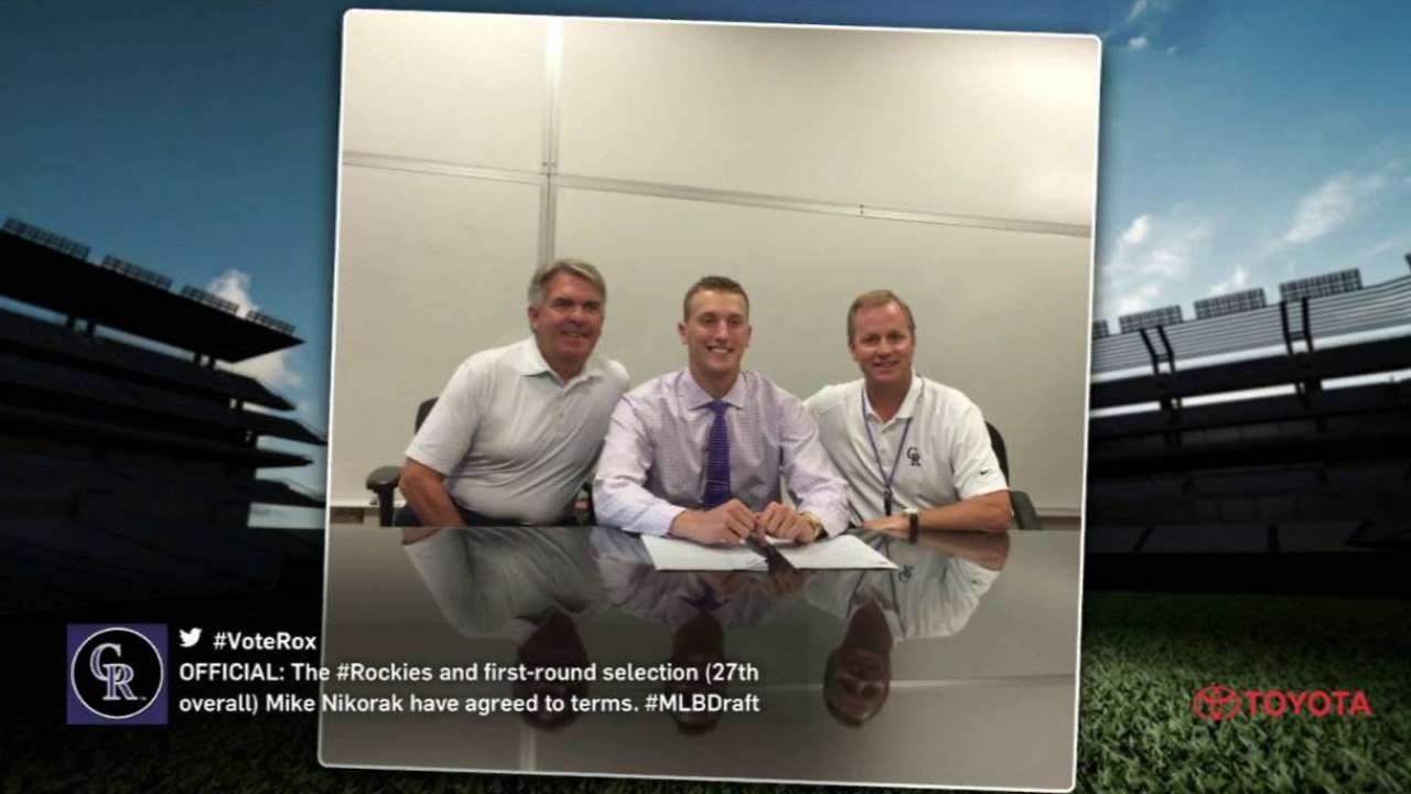 Rox ink deals with second, third Draft picks