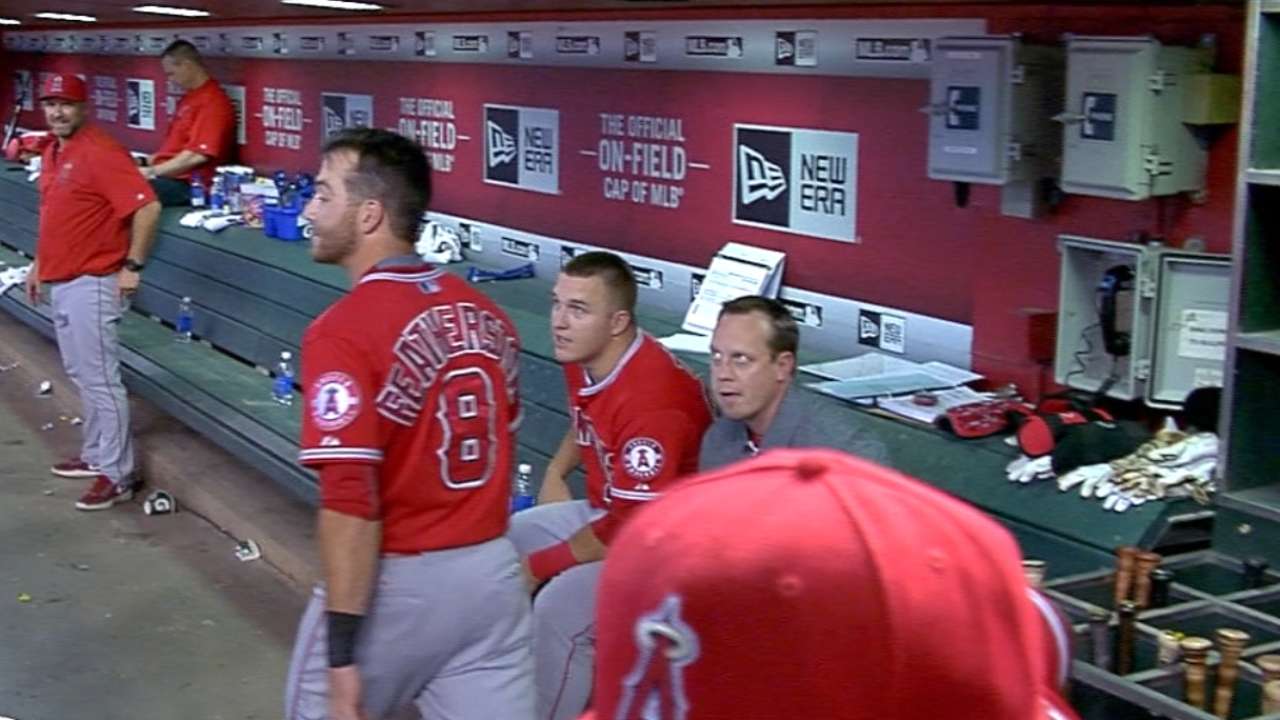 Angels employ silent treatment