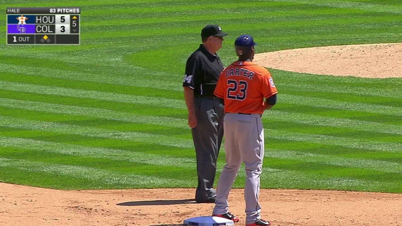 Carter's RBI double