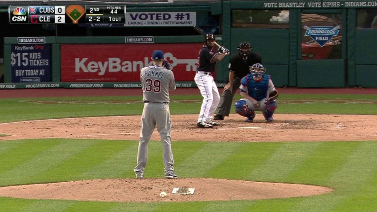 Hammel strikes out Bourn