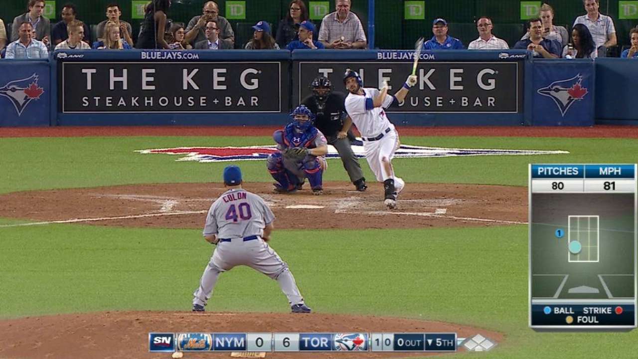 Colabello's solo homer