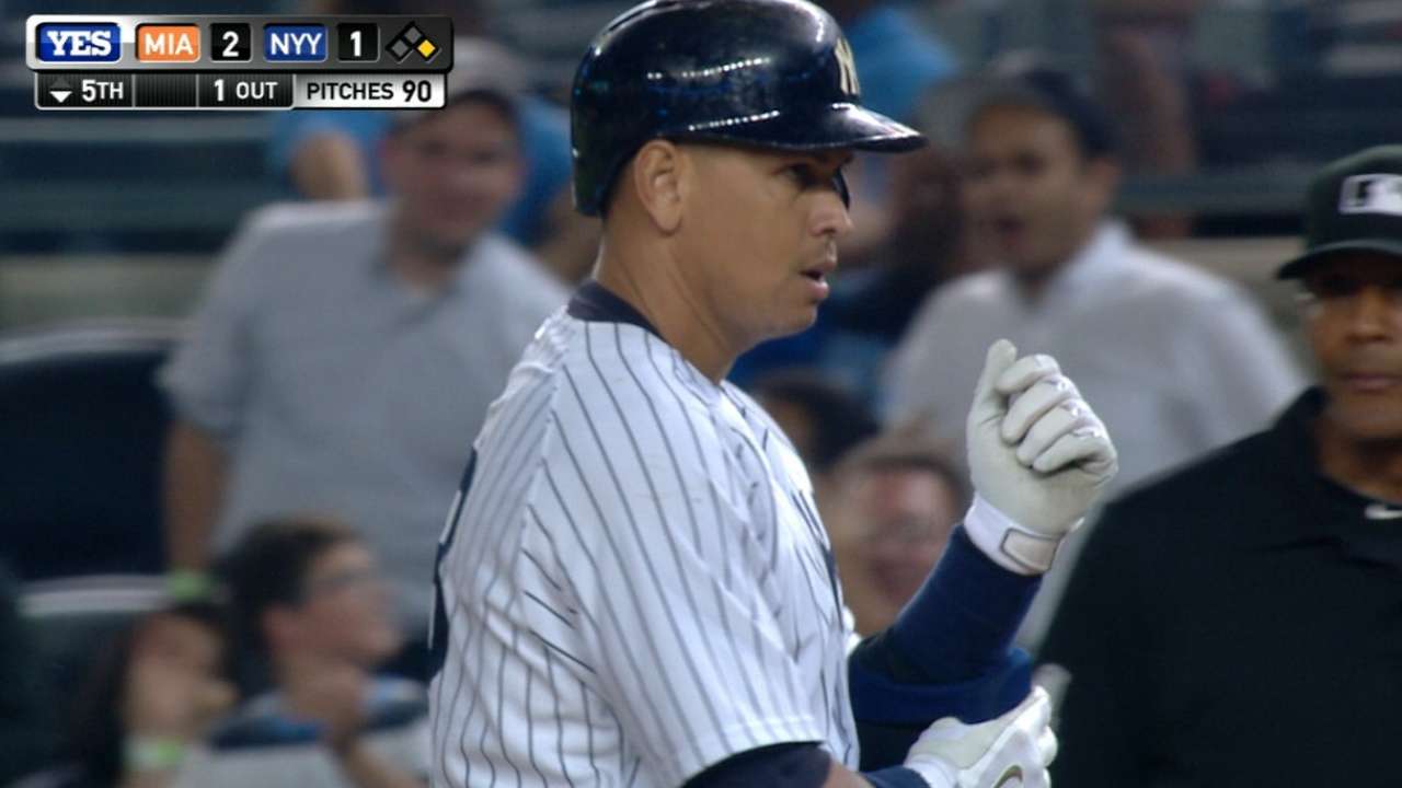 A-Rod's 2,999th hit