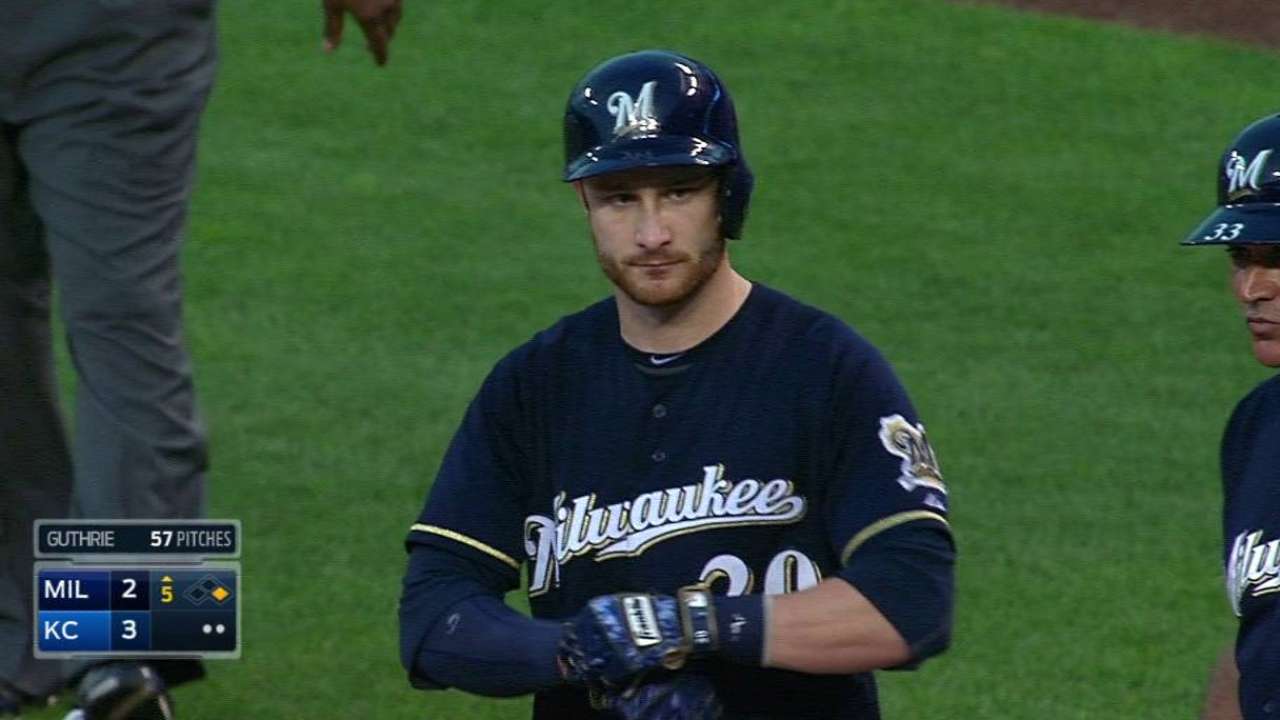Lucroy's RBI single