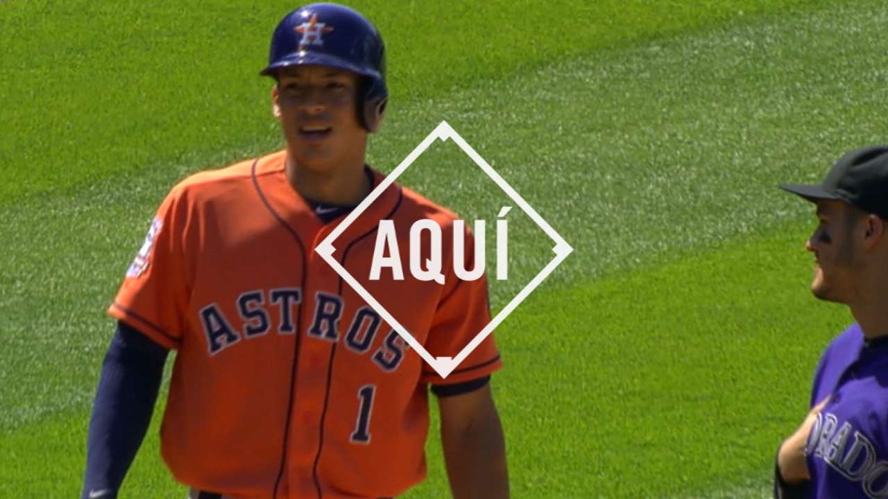 Carlos Correa ha impresionado a todos desde que subió a Astros