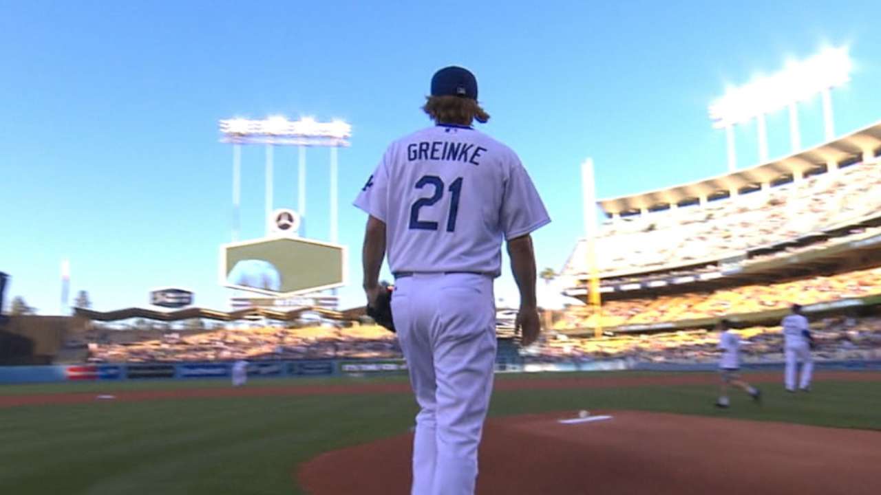 Greinke's eight strikeouts