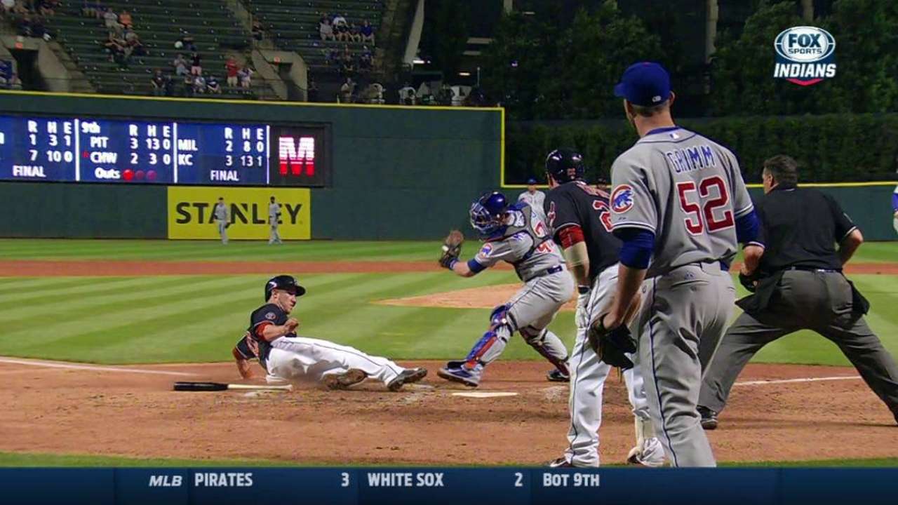 Urshela, bullpen send Indians past Cubs