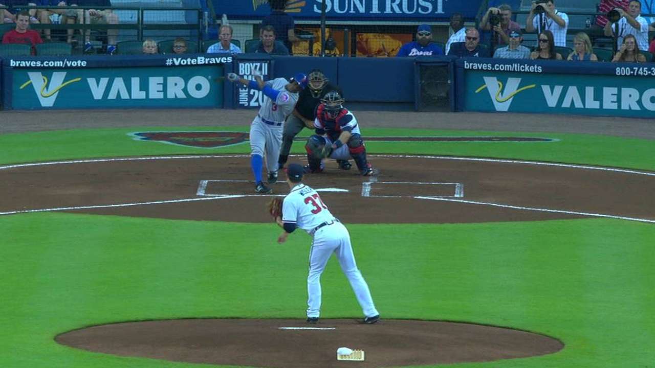 Wisler's first MLB strikeout