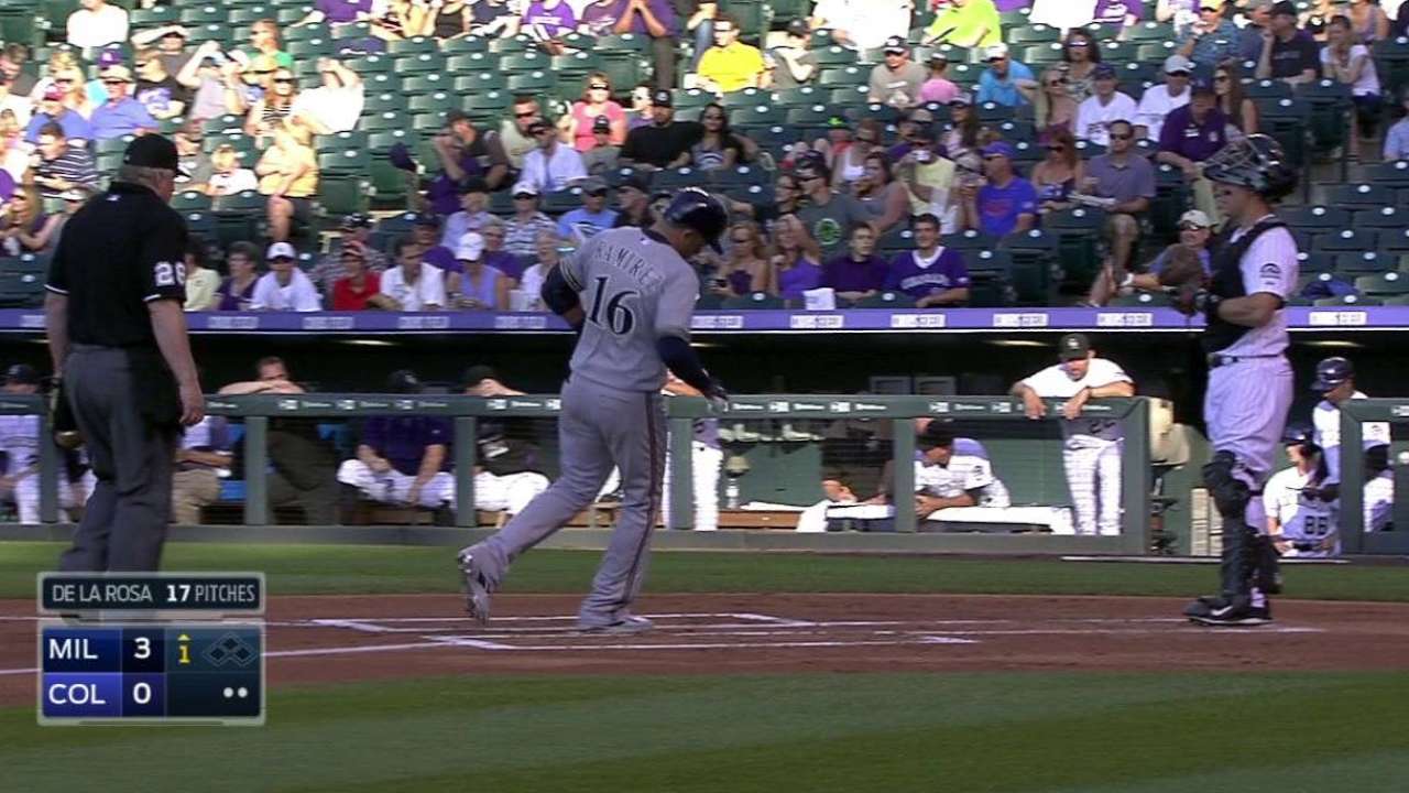 Ramirez's solo shot in the 1st