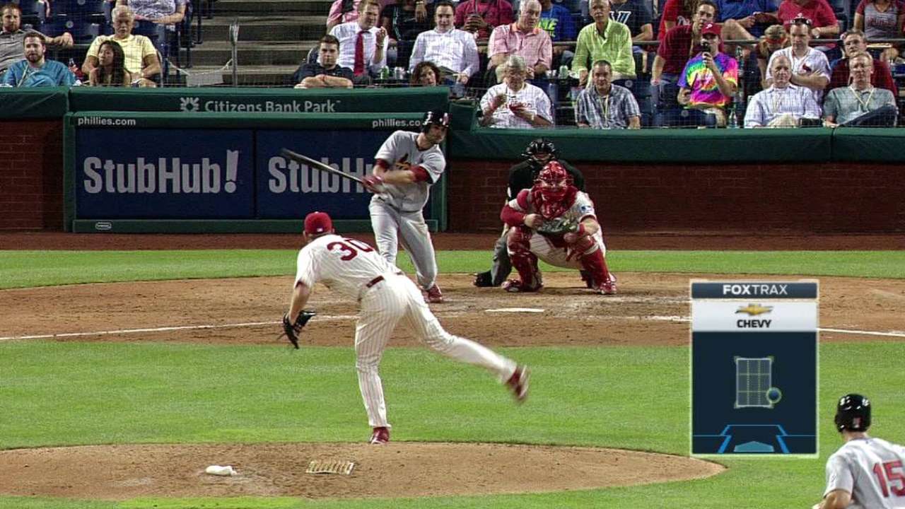 Lyons' first Major League RBI