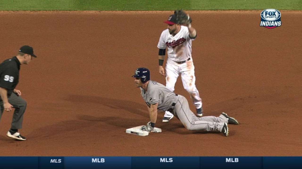 Brantley throws out Forsythe
