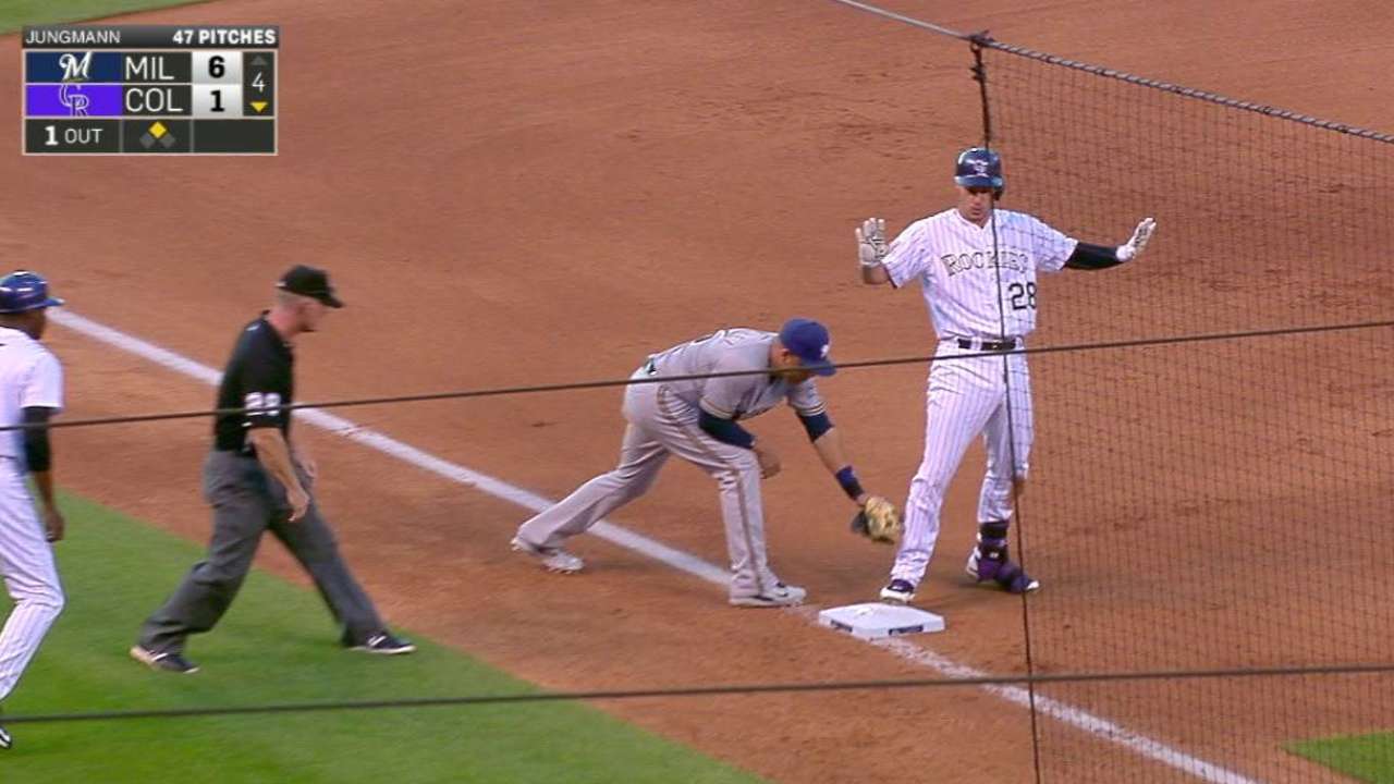 Arenado's two-run triple
