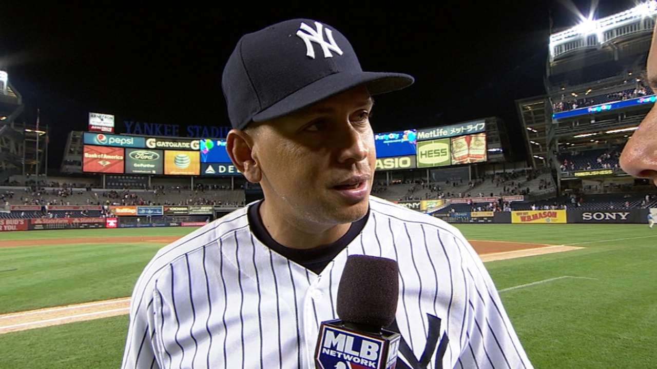 A-Rod's mindset before milestone