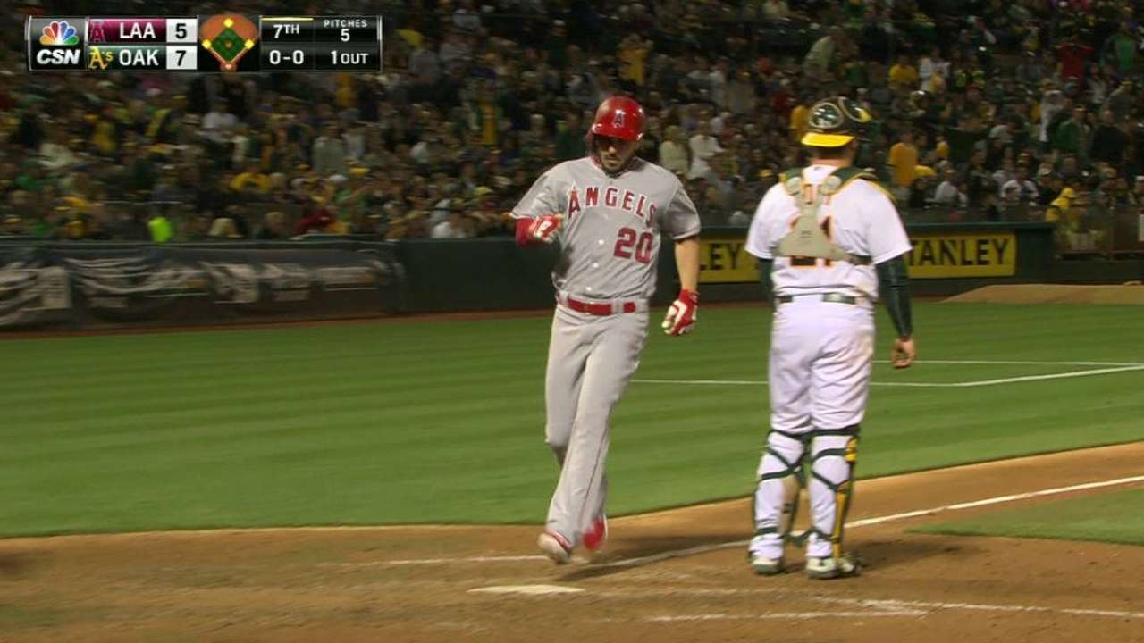 Trout drives in Joyce