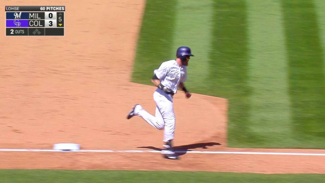 Blackmon lidera ofensiva en triunfo de Rockies vs. Cerveceros