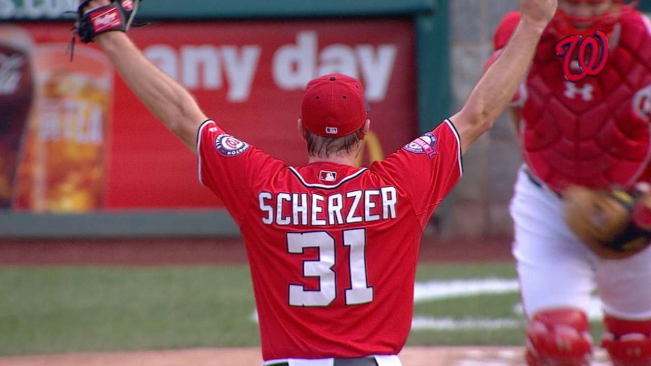 Scherzer throws no-hitter