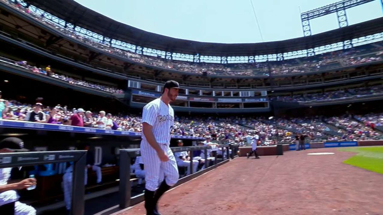 Rockies end slide behind Bettis, Blackmon