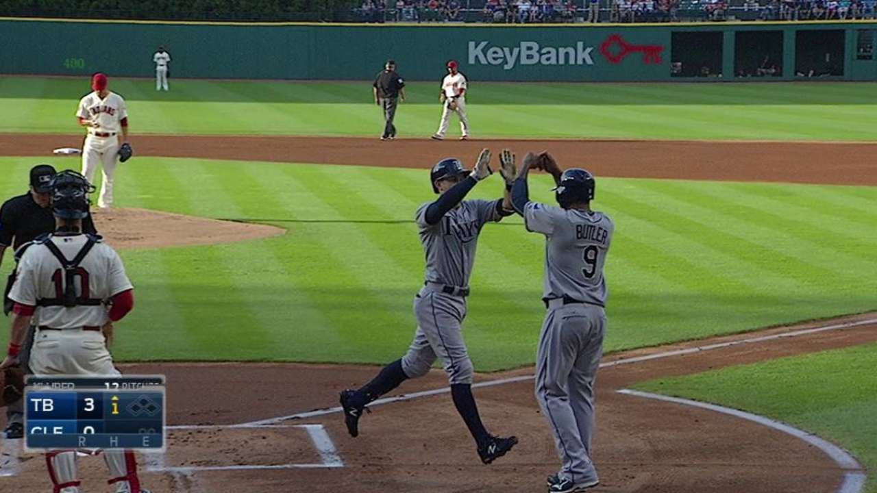 Longoria leads Rays by playing through pain