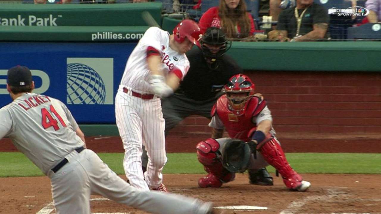 Asche's solo home run