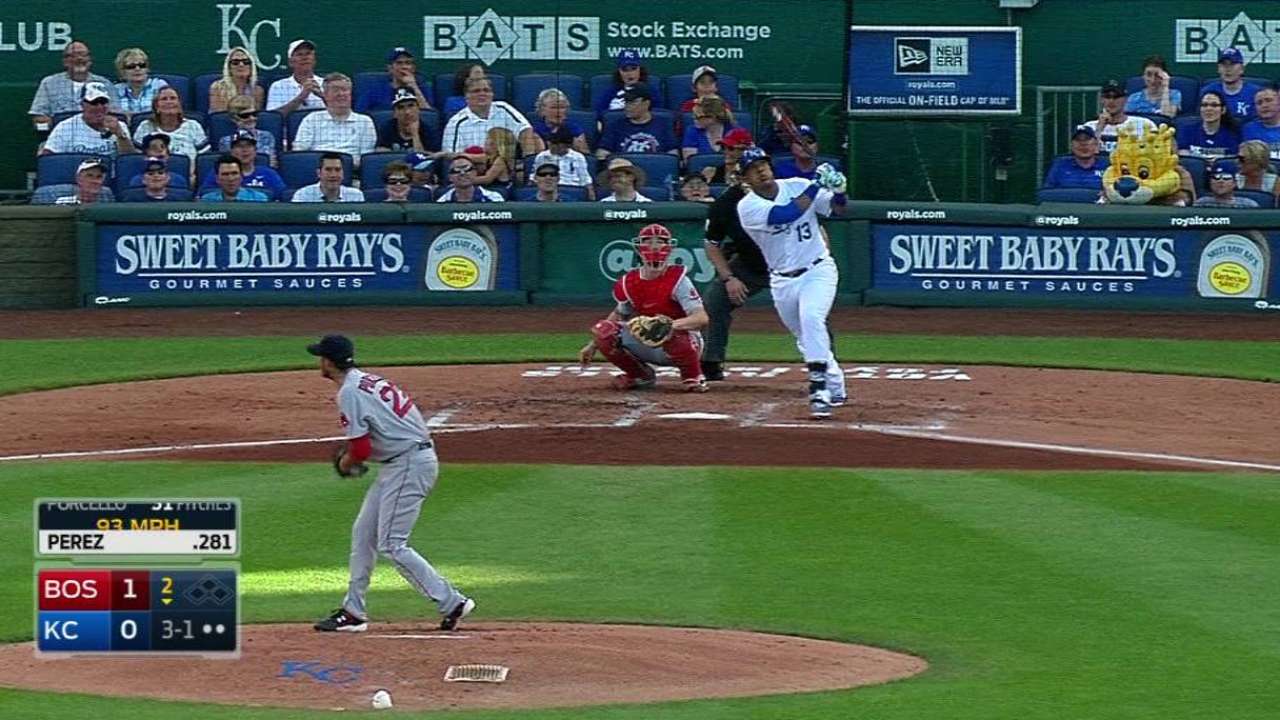 Perez's solo blast