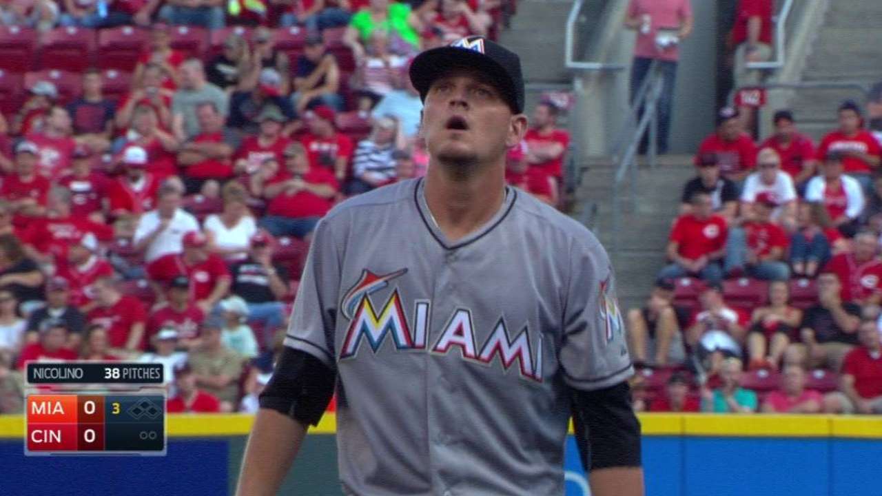 Nicolino's first Major League K