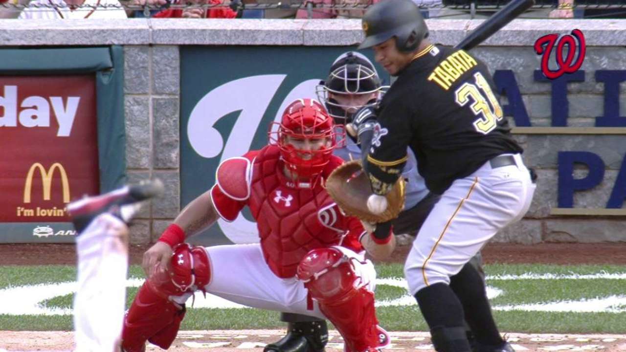 Tabata spoils Scherzer's bid for perfect game