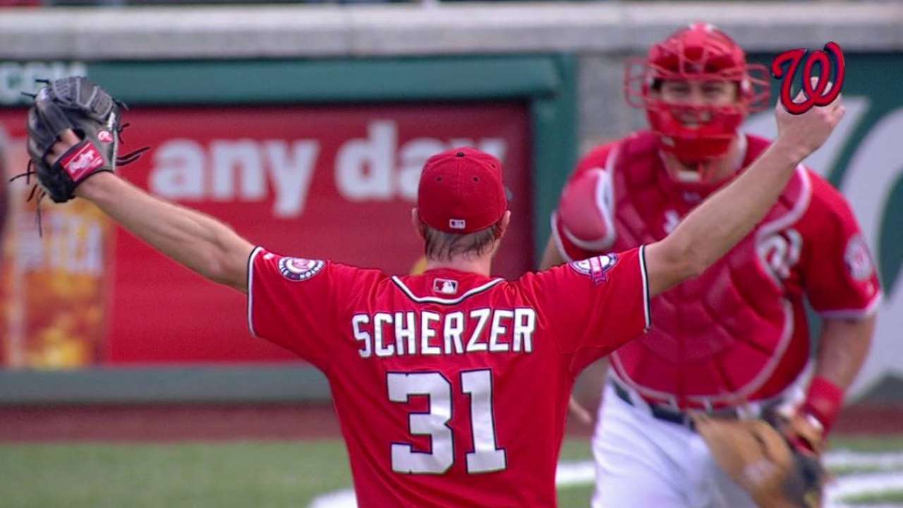 Max Scherzer lanza juego sin hit ni carrera ante Piratas