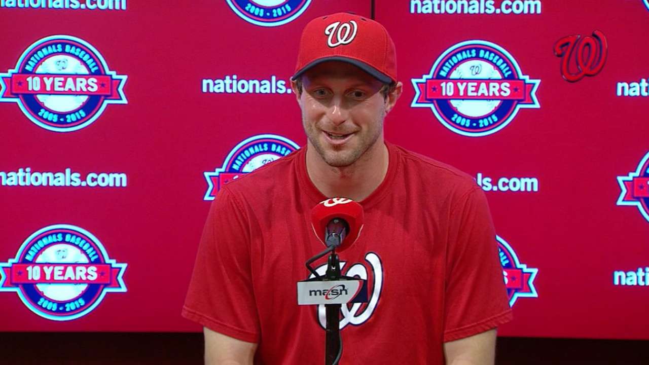 Scherzer on pitching no-hitter