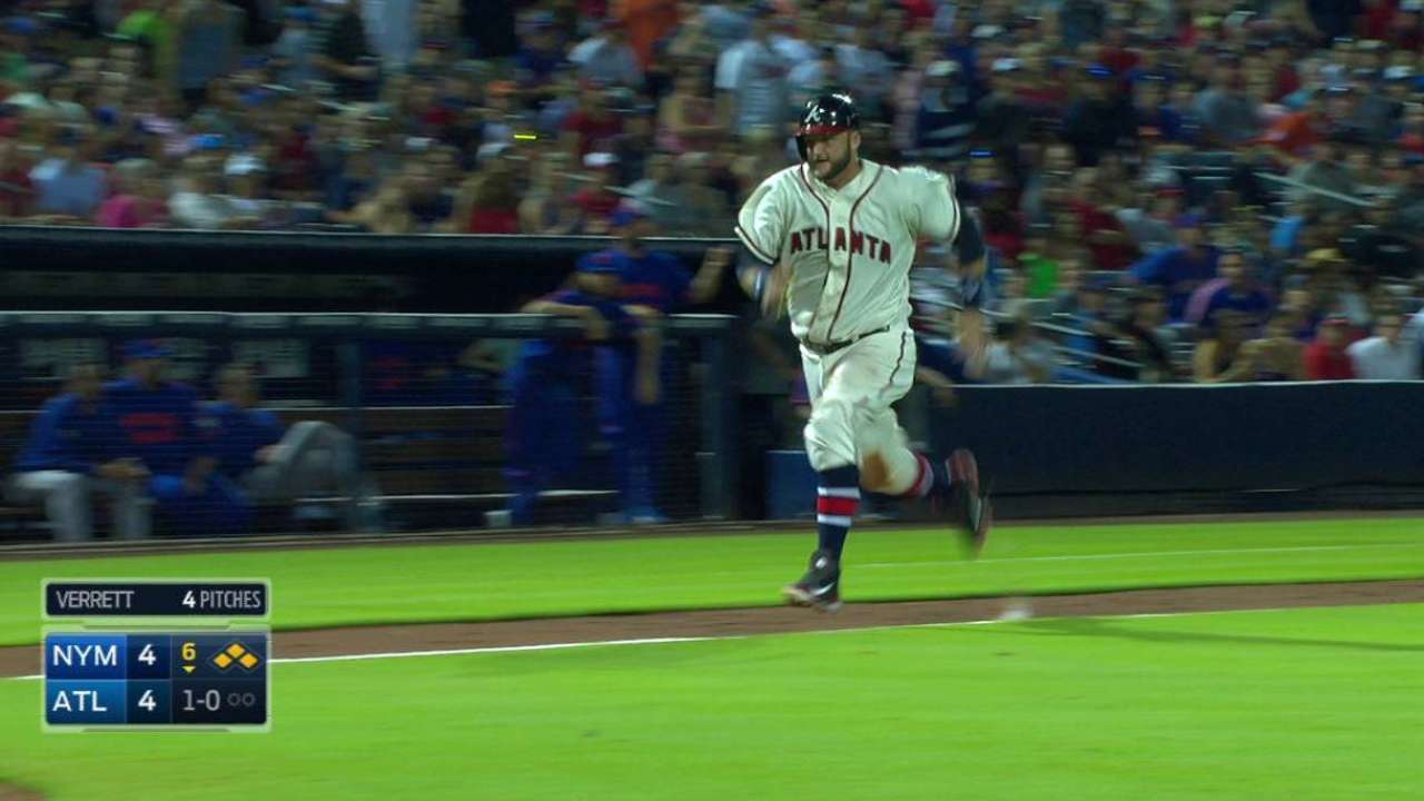 Pierzynski, Simmons lead Braves past Mets