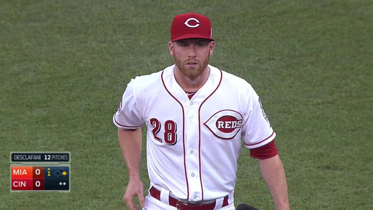 DeSclafani's hot streak halted by former team