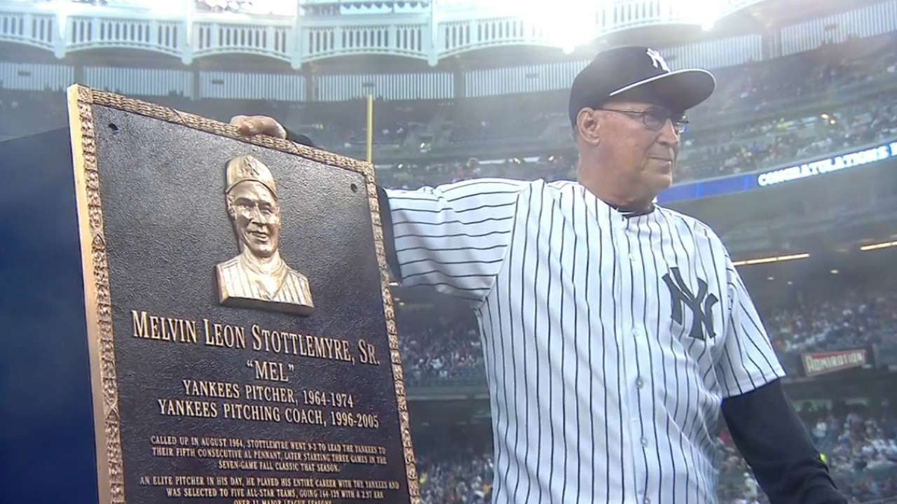 Stottlemyre, Randolph share emotional day