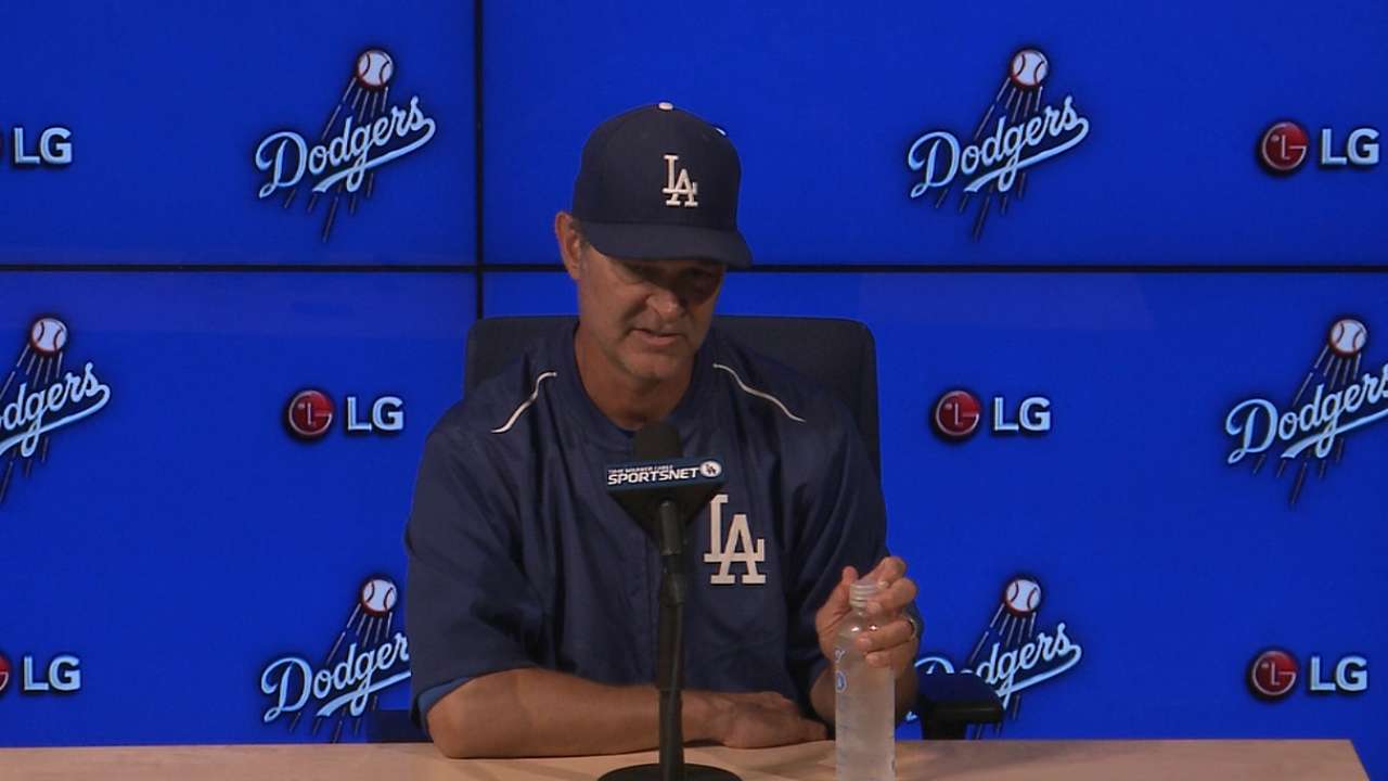 Dodgers not panicking over struggles vs. Giants