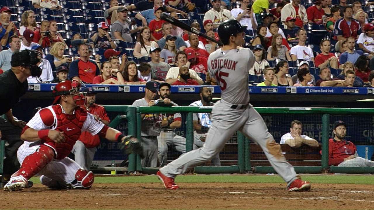 Grichuk benefitting from change of approach