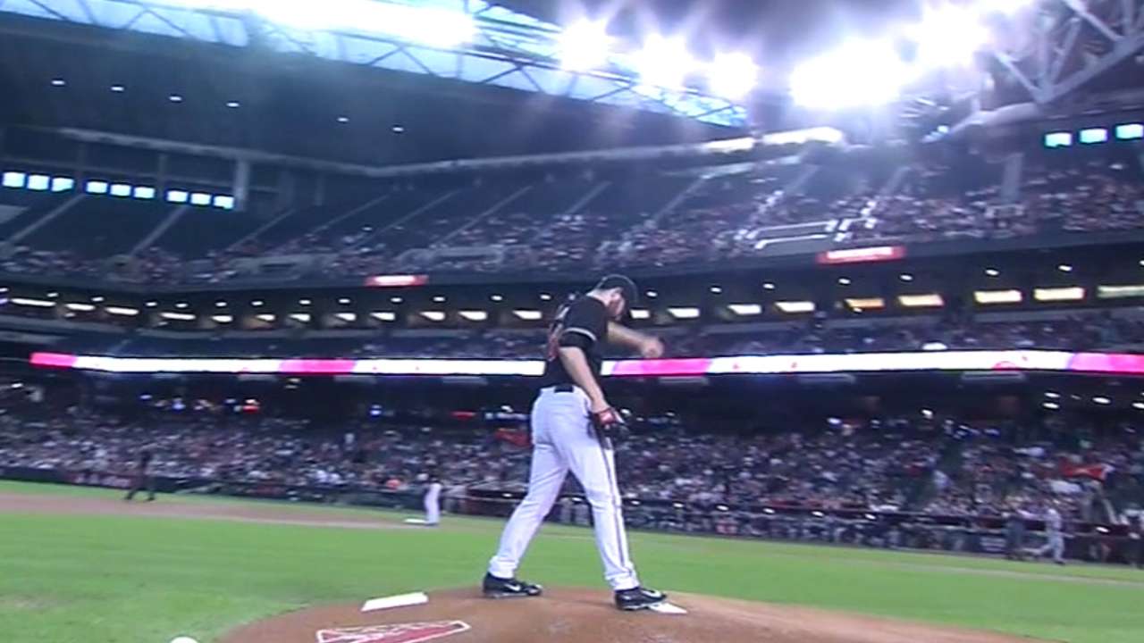 Ray strikes out seven