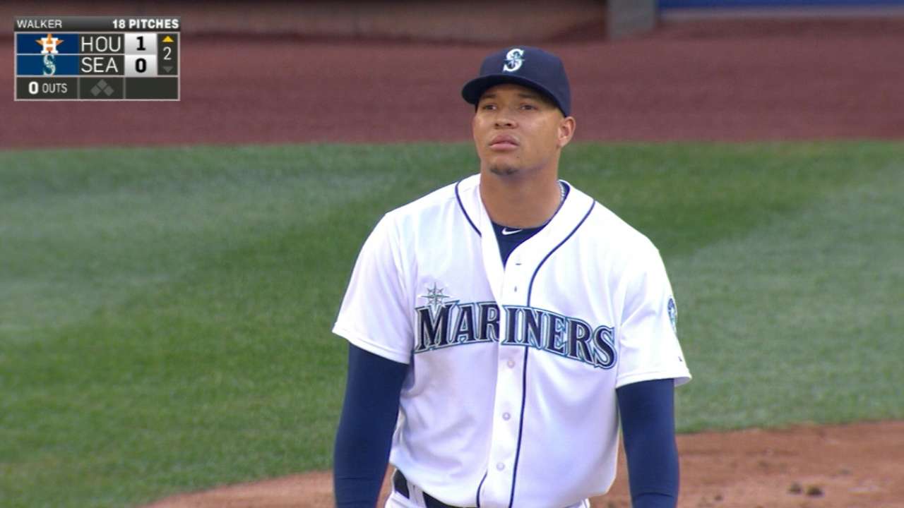Mariners launch three homers to beat Astros