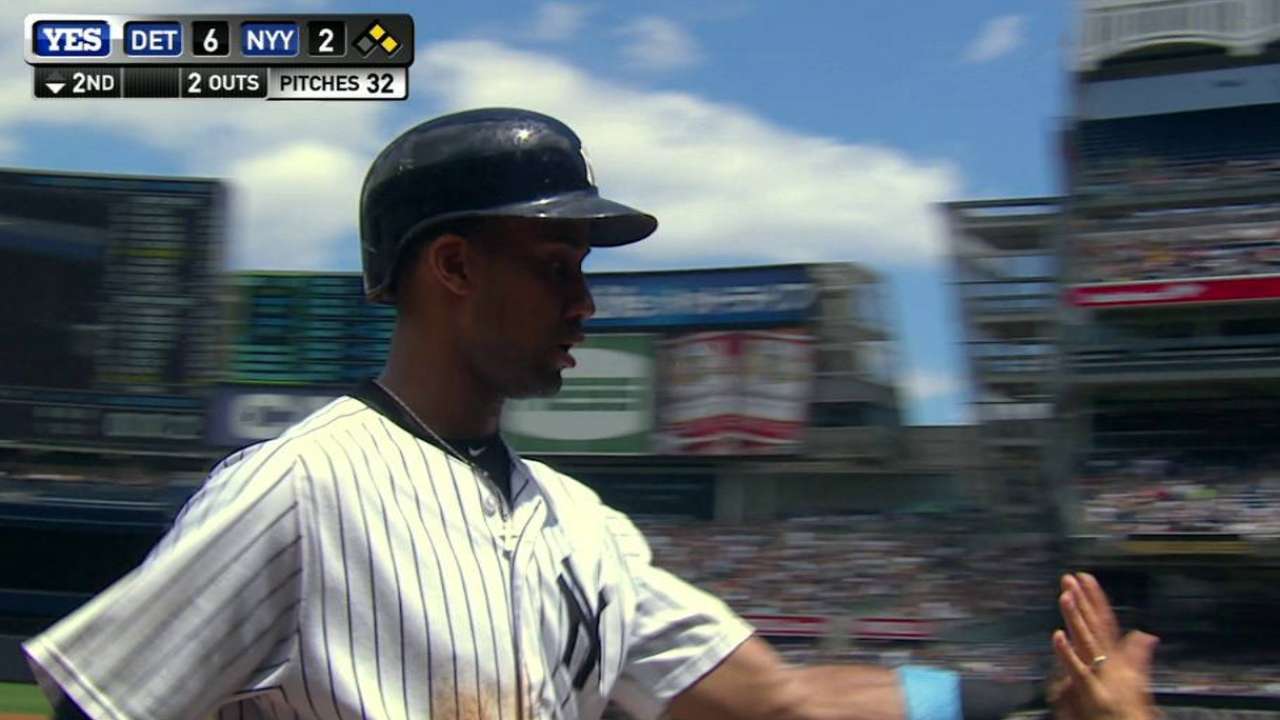 Yankees place Ryan on DL with back injury
