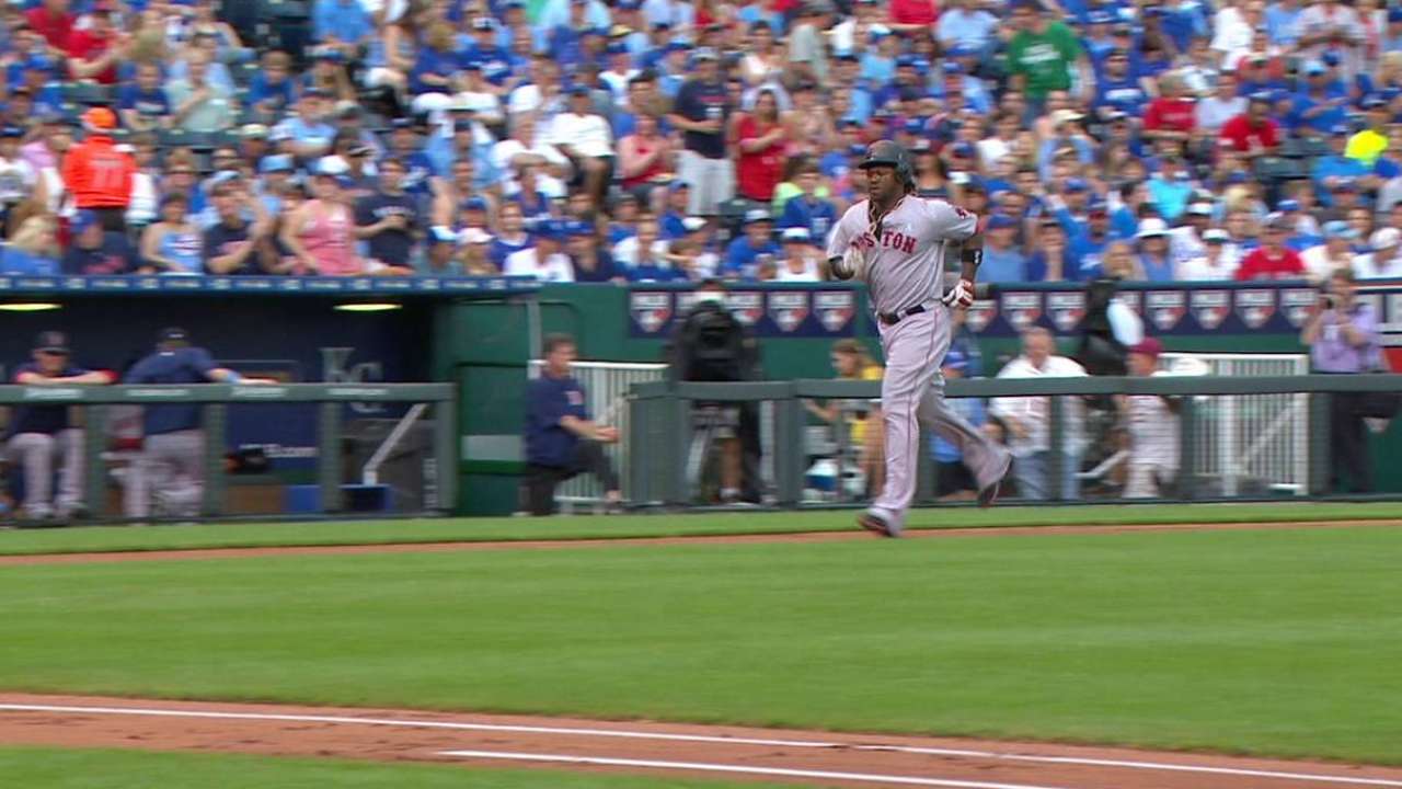Hanley's solo shot