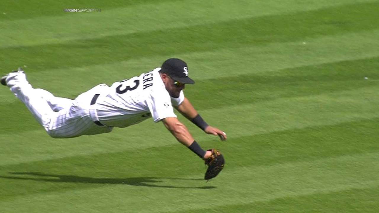 Cabrera's impressive diving grab