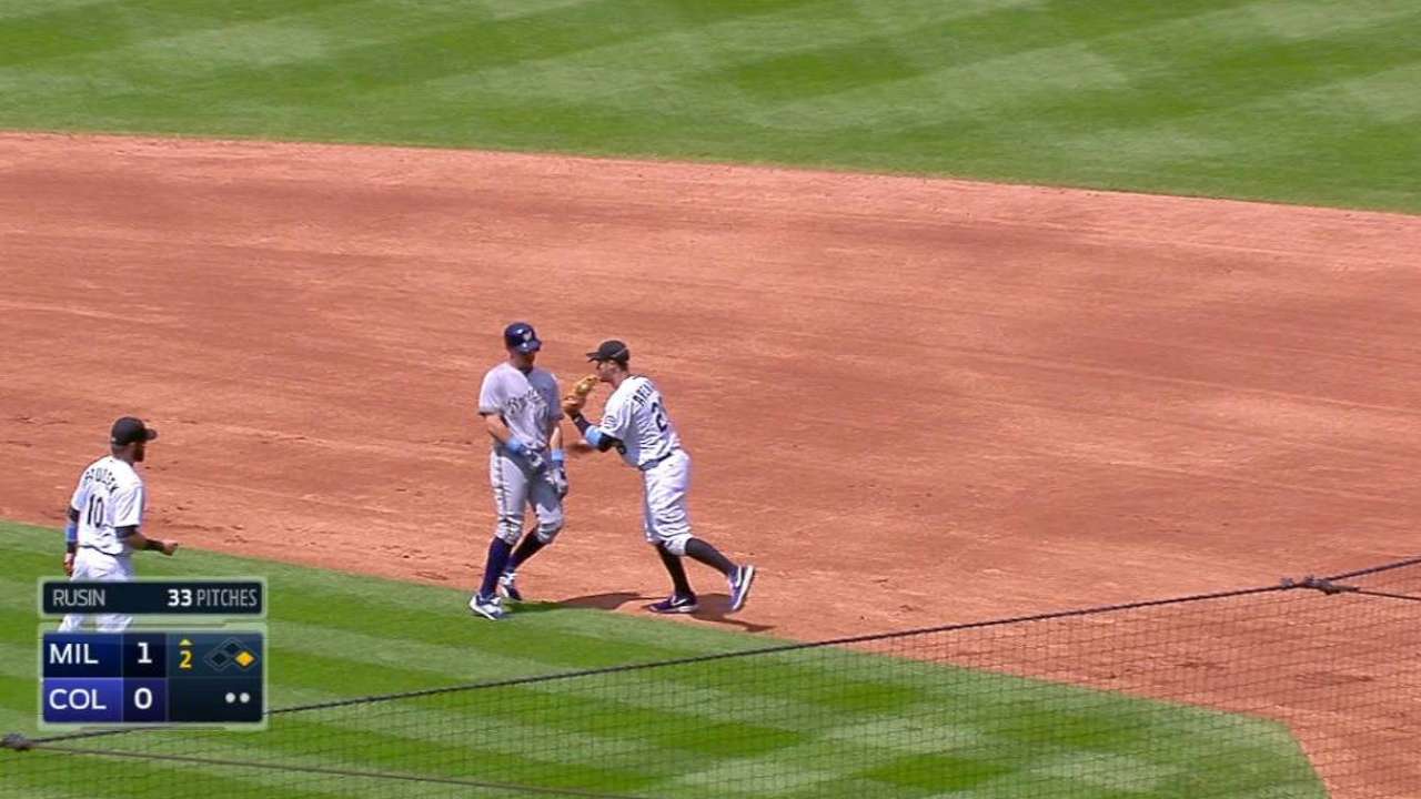 Perez's RBI single