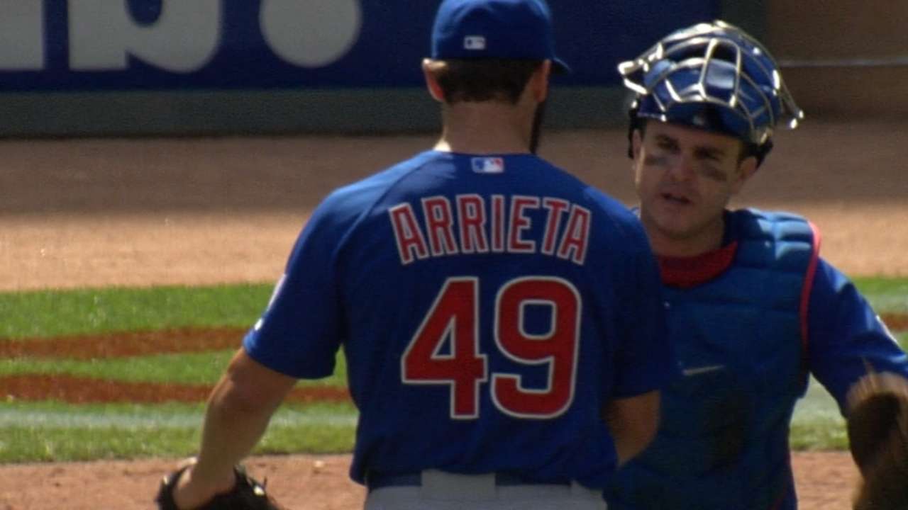 Arrieta's four-hit shutout