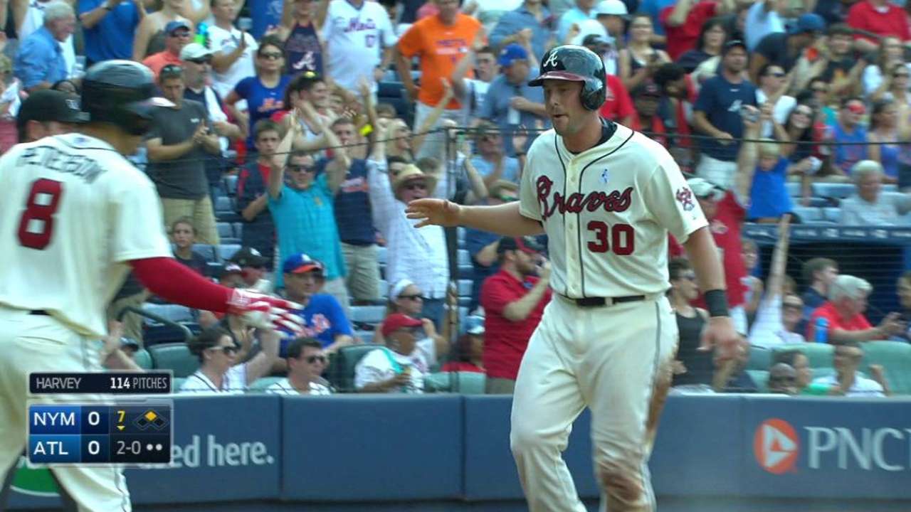 Teheran outduels Harvey as Braves sweep Mets