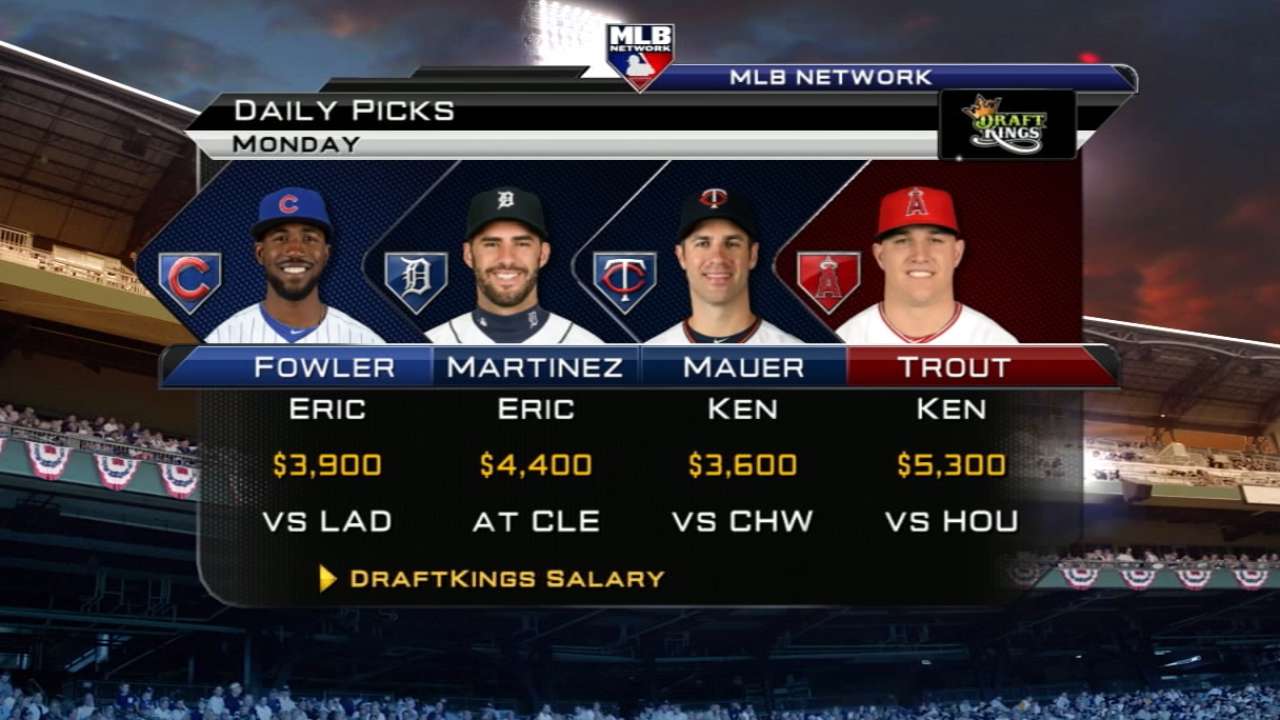 DraftKings picks: McCann, Bautista, Kiermaier
