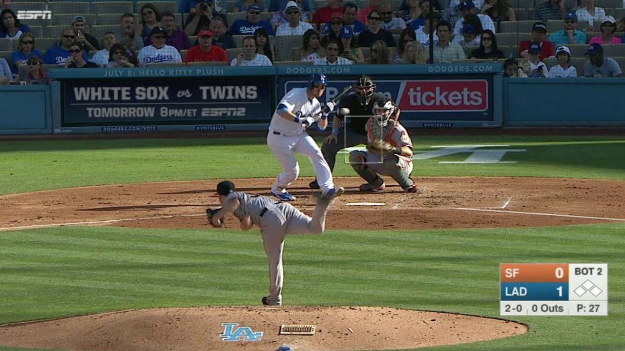 Grandal's bunt single