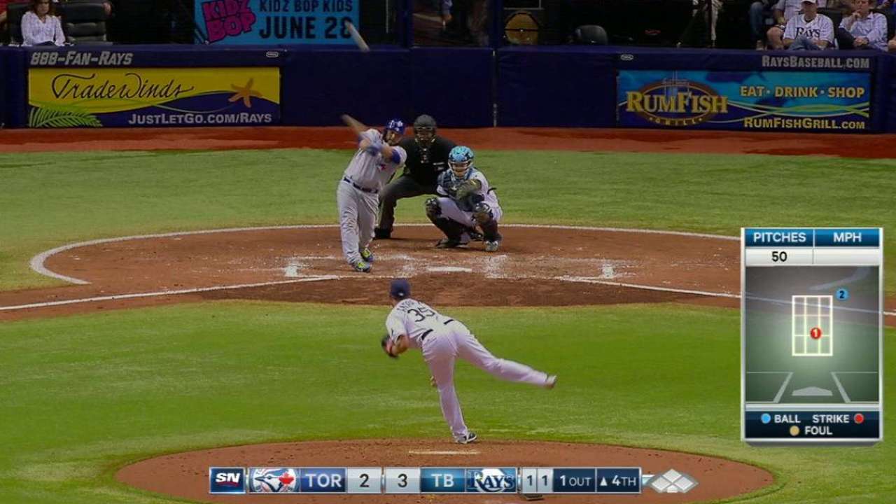 Navarro continues to sting Rays at The Trop